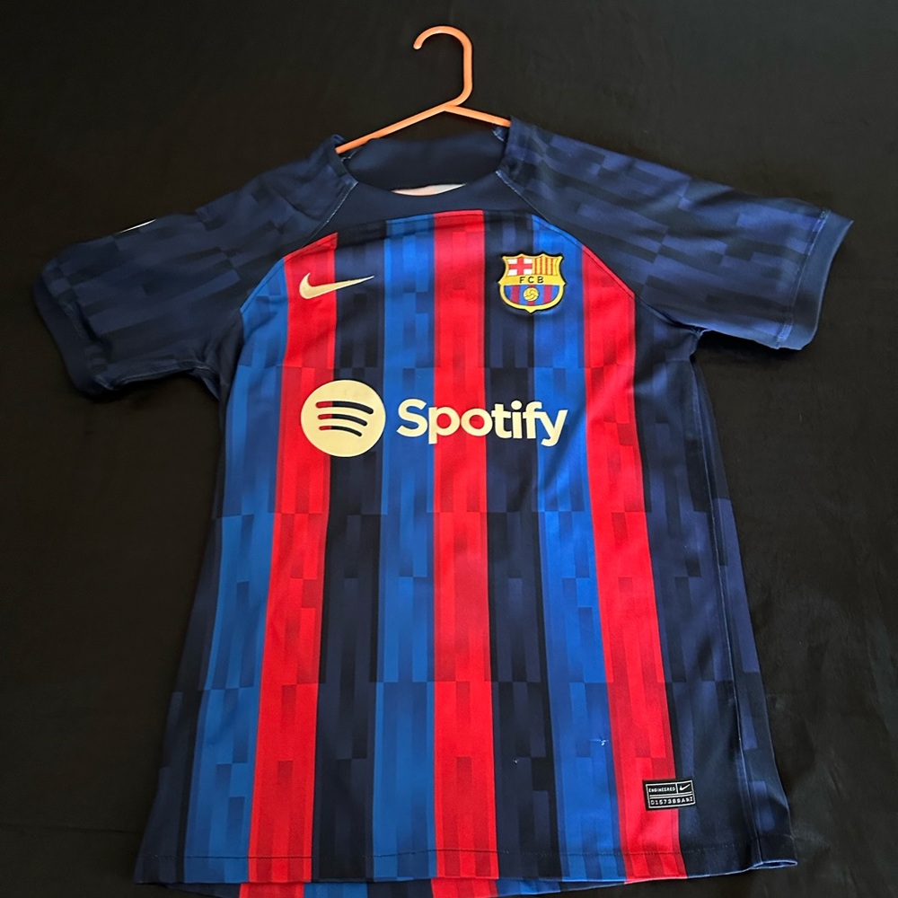 Nike Barcelona Striped Blue and Red Jersey
